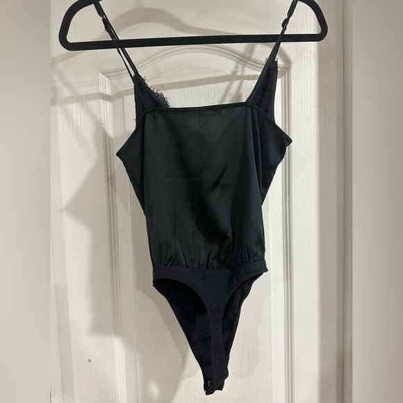 Satin Lace Bodysuit. NWT - Picture 2 of 2